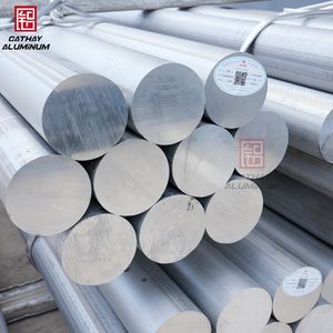 Extruded Aluminum Round Bar with Thermal Conductivity for Heat Sink LED Lighting Fixtures