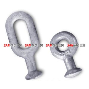 Hot DIP Galvanized Pole Clamp Electric Power Fitting Cable Embrace