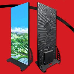 Die-Casting Aluminum 640 X 1920 mm Video Sign Screen Poster Display Indoor Full Color Floor Standing Digital Signage (P1.25, P1.53, P1.86, P2.0 P2.5 P3)