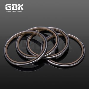 GDK Hbts 40% Bronze PTFE Excavator Cylinder Rod Buffer Seal Rubber Mechanical Step Seal