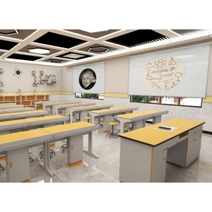 Wholesale All Steel Construction Pollution Resistant Physics Laboratory Desk Cabinet Laboratory Furniture