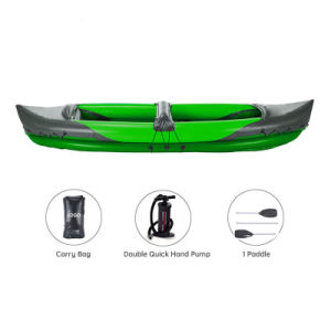 Custom Durable PVC Kayak Canoes Foldable Boat Double Inflatable Kayak 2 Person