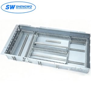 Custom Industrial Grade Stainless Steel Electrical Power Distribution Control Panel