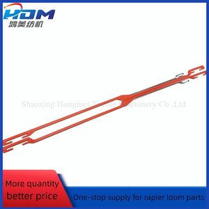 Good Quality 2.2mm Thick Type C Red Heddles Textile Rapier Loom Spare Parts Manufacturer Leno Device 330 for Weaving Machinery