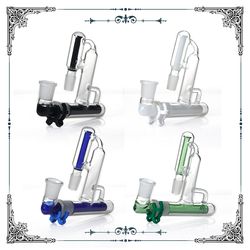 Illadelph 90 Degree Recycler Ash Catcher Fit Glass Pipe Water Pipes with a Clip a Downstem Glass Water Pipe Ashcatchers Recycler