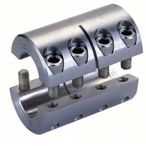 1 3/16 in Bore Two-Piece Double Split Rigid Shaft Coupling for Power Transmission Machines
