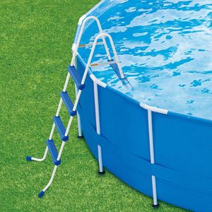 Outdoor Swimming Step Pool Slide Ladders Folding 304 Steel 3 Step Ladders Easy Store Step for Above-Ground and in-Ground Piscina
