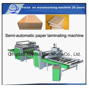 Semi-Automatic PVC or Paper Wood Veneer Machine Laminating Line/ Aluminium Plate Surface Decoration Machine/ Aluminium Alloy Plate Laminating Press Machine