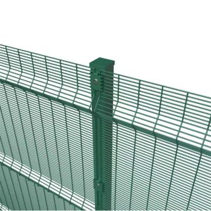Black Metal Security Fencing 358 Mesh Fence Construction Decoration Fence