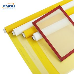 Mono Filament Screen Printing Mesh in White and Yellow China Supplier