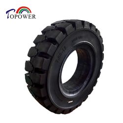 Topower 5ton Forklift Solid Cushion Tire 700-12 Solid Rubber Tire 7.00-12