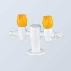 High-Quality Two-Way Erect Gas Valve for Laboratory Use