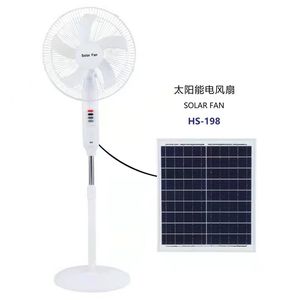 16 Inch Rechargeable Electric Solar Outdoor Fan with Remote Control