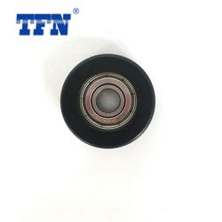 V Groove Nylon Coating 626zz Plastic Pulley Ball Bearing for Sliding Gate