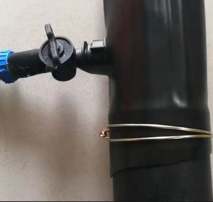 Versatile 110mm Pipe Connector for High-Quality Layflat Hose Systems