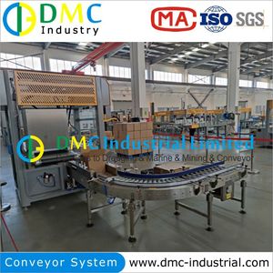 Automatic Electric Pallet Stretch Strapping Wrapping Machine Auto Pallet Film Shrink Wrapping Machine Stretch Wrapper Equipment Packing Machine Pallet Conveyor