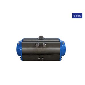 High Performance Piston Pneumatic Valve Actuator Aluminum Alloy Flange Connection 3– 8bar Drive Namur Standard Compressed Air Actuator