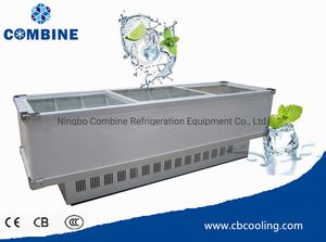 Low Price and High Quality R134A Mechanical Supermarket Island Freezer