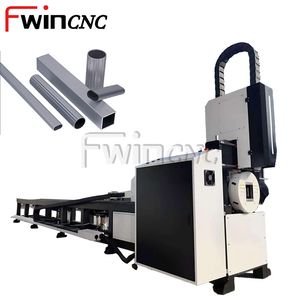 Square Tube CNC Laser Cutting Machine Laser Steel Pipe Cutter Aluminum 6m Metal Pipe Pneumatic Chuck