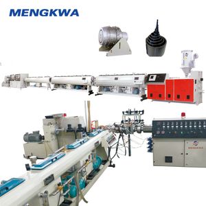 Automatic HDPE Water and Gas Supply Pipe Extrusion Line with High Output Single Screw Extruder and PLC Controlled Pipe Production System