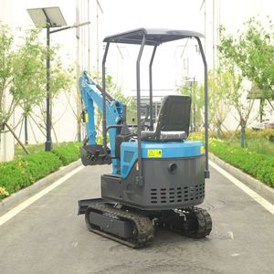 Compact Hydraulic Mini Excavator with Multi-Functional Blade Attachment