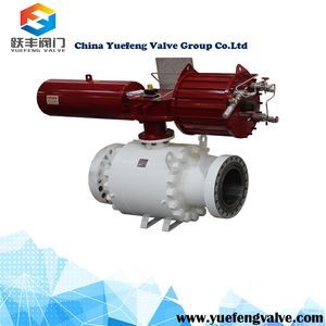 Electrohydraulic Pneumatic Forged Trunnion Ball Valve