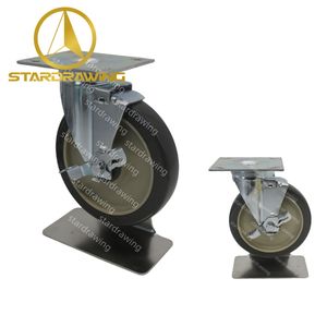 Stardrawing 6inch Customized Industrial PU Wheel Caster