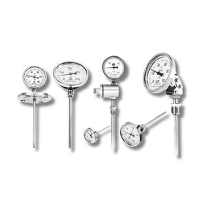 Dial Bi-Metal Thermometer Oil Boiler Steam Mechanical Water Temperature Gauge