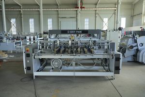 Czxy Automatic Double Piece Corrugated Cardboard Folding and Gluing Machine