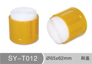 Plastic Cap with Brush for Foam Cleaning Cover Aerosol Caps