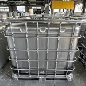 1000L Corrosion Resistance Chemical Storage SUS304 Stainless Steel IBC Tote Tank
