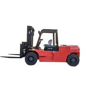 High Quality 4*2 Diesel Heavy Forklift Truck Factory Price 10 Tons Capacity 6 Meters Reach New Condition for Home Use Farms