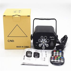 RGB LED Sound Activated Dance Stage Light Remote Control Strobe Flash DJ Disco Party Lights