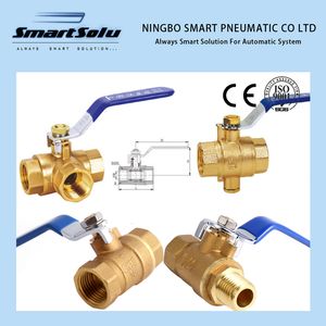 Nickel Plated Mini Brass Ball Valve