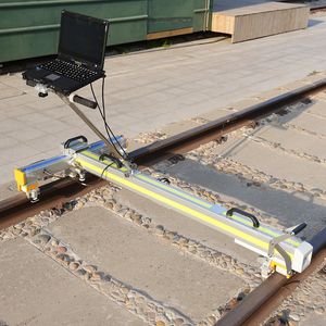 High Precision Digital Track Geometry Inspection Instrument with Laser Sensor for Rail Gauge and Level Measurement Rail Surface Crack Flaw Detector