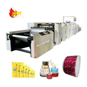 Flexographic Printing Machine High Speed Fully Automatic 5 Colors Digital Label Sticker Paper Non Woven Film
