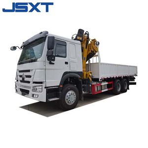 Sinotruck HOWO 6X4 Folding Boom Crane Truck Telescoping Boom Hydraulic Crane Truck-Mounted 10wheels