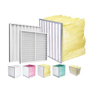 Dust Filter Bag F5 F6 F7 F8 F9 Air Outlet Non-Woven Dust Removal Air Filter Bag Medium Medium Efficiency Filter Customized