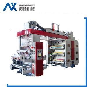 Belt Drive High Speed 6 Color Flexographic Printing Machine