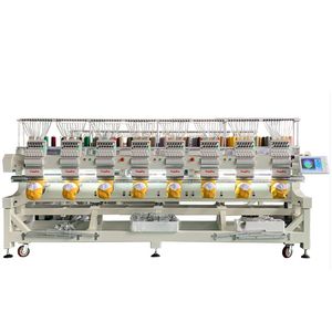 Yunfu Industry Machinery 8 Heads 15 Needles Tajima Hat Embroidery Machine Computerized T Shit Embroidery Machine