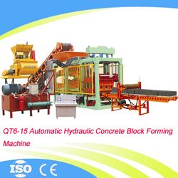 Full Automatic Hydraulic Cement Block Making Machine (QT6-15)