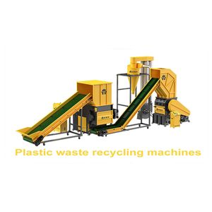 Waste Plastic Pet Bottle Crusher Shredder Recycling Machine Line Copper Cable Crusher