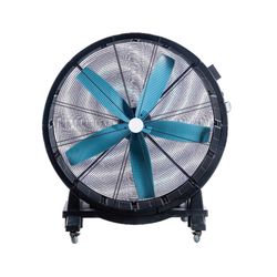 Floor Drum Fan Industrial Cooling Fans Mobile Industrial Fan with Casters for Effective Ventilation