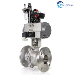 High Quality DN50 Flange Type At83 Pneumatic Control Ball Valve
