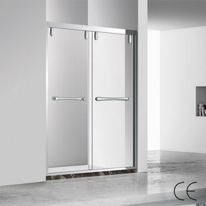 Bathroom Cabin Factory Price Bathroom Hotel Tempered Glass Cabin Sliding Door Shower Room Chrome Handle Shower Cabin