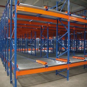 Heavy Duty Steel Roller Gravity Pallet Racking for Warehouse Storage