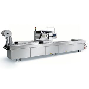 Bestseller Semi-Automatic Sausage Vacuum Thermoforming Stretch Film Packaging Machine for Meat Packaging
