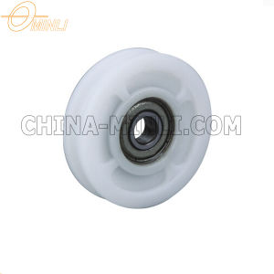 U, V Grooved White Red Nylon Plastics Pulley Sliding Rollers Bearing for Door and Window (PBF01/02/03/04)