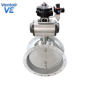 Premium Carbon Steel Round Butterfly Valve for Pneumatic Systems