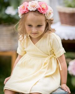 100% Cotton Gauze Muslin Crinkle Double Layer Fabric for Children